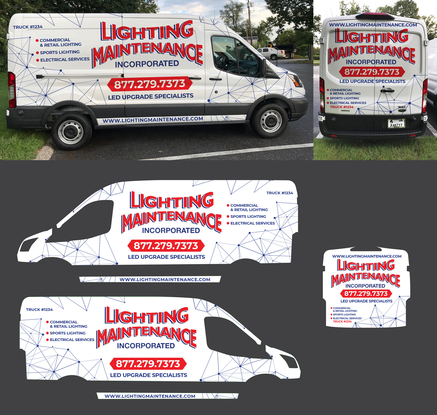 Car Wrap Design by Impressive Solutions for Lighting Maintenance Inc | Design #19465762