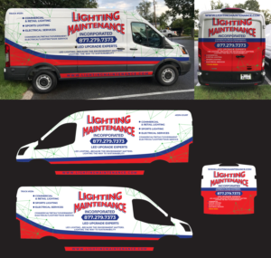 Car Wrap Design by Impressive Sol for Lighting Maintenance Inc | Design #19491097
