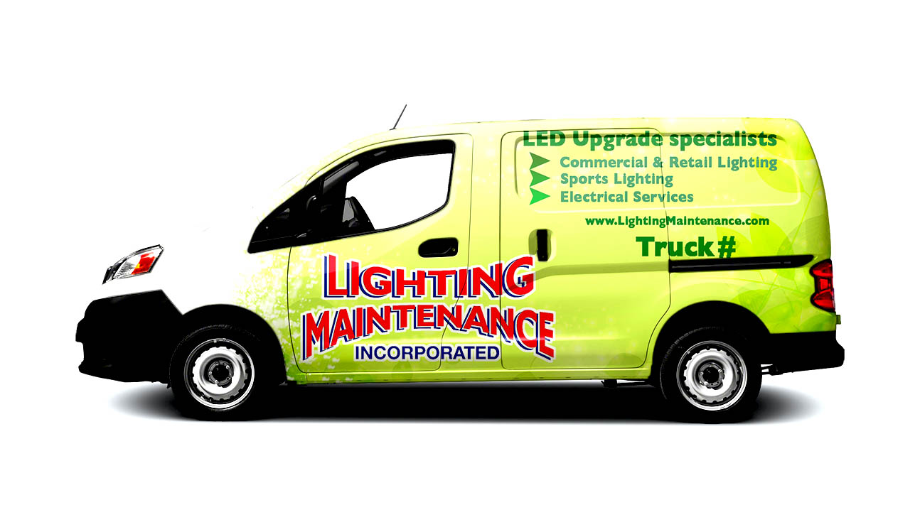 Design de Covering de Véhicule par Kareem Afifi pour Lighting Maintenance Inc | Design #19479081