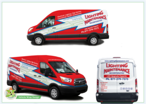Car Wrap Design by Azhoeck for Lighting Maintenance Inc | Design #19494929
