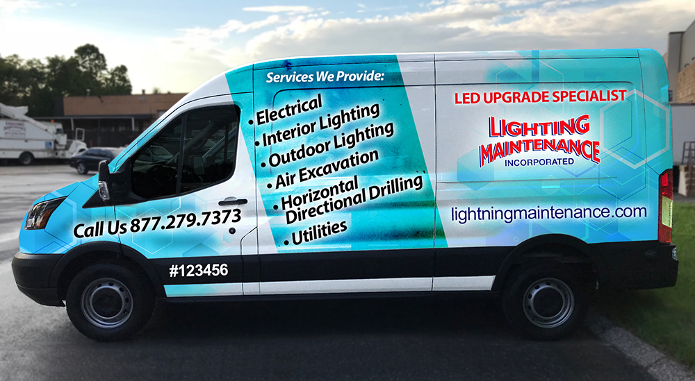 Car Wrap Design by Jason Vantran for Lighting Maintenance Inc | Design #19460369