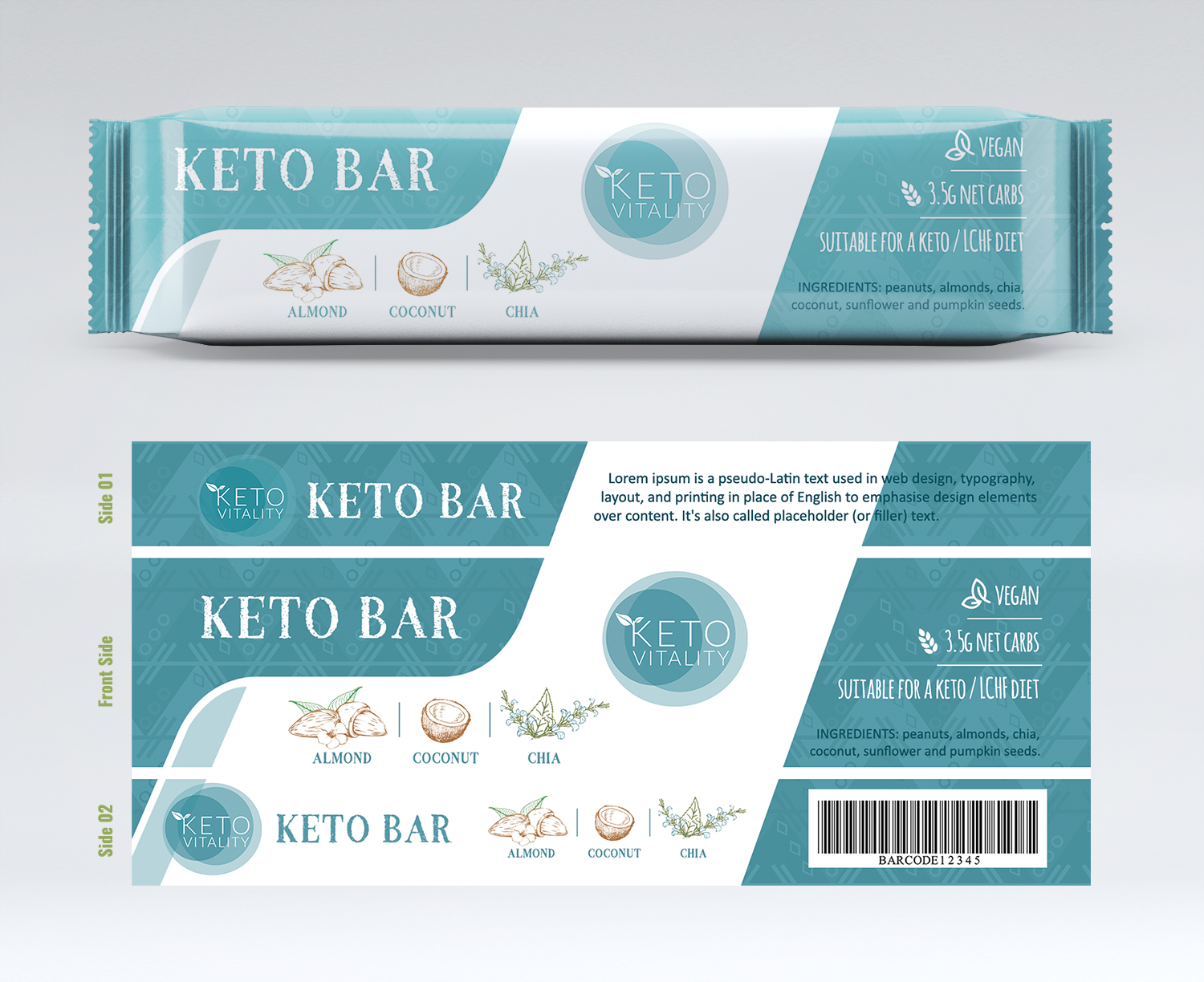 Packaging Design by SAI DESIGNS for Keto Vitality UG (haftungsbeschränkt) | Design #19494225