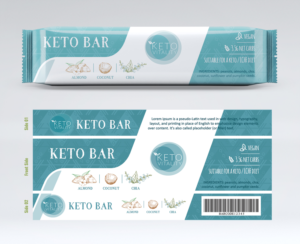 Packaging design for a low carb bar | Packaging Design by SAI DESIGNS