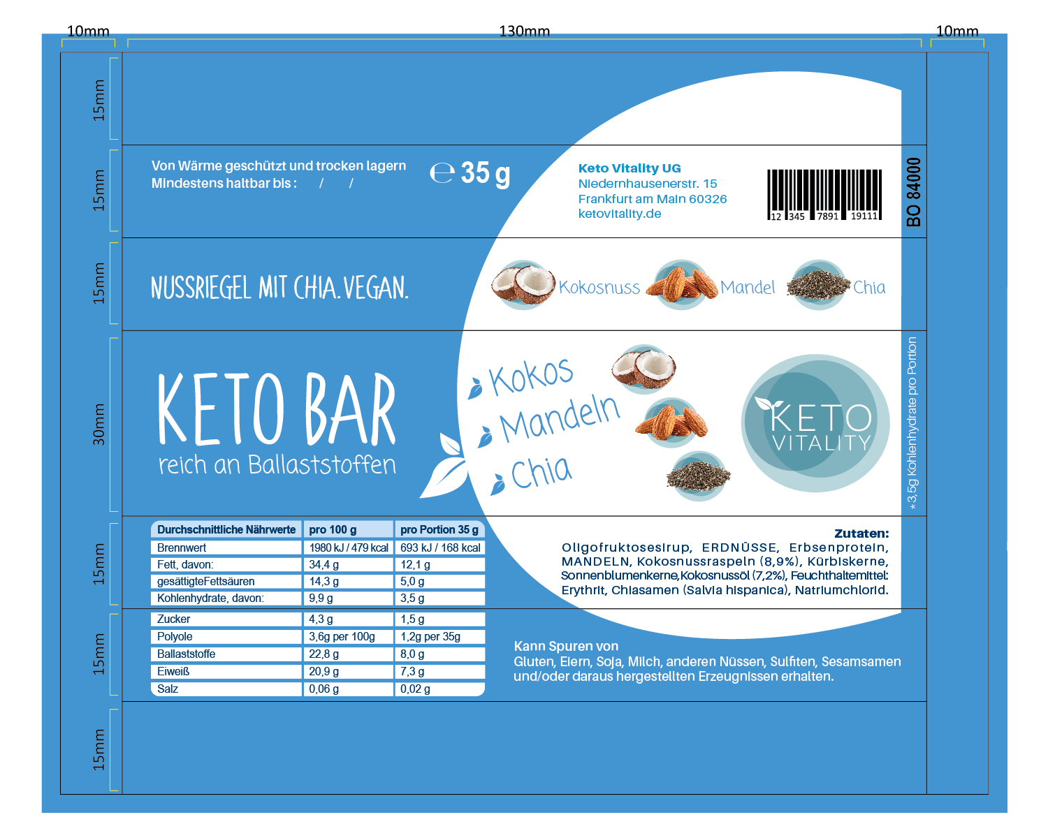 Packaging Design by chathurasoori for Keto Vitality UG (haftungsbeschränkt) | Design #19732461