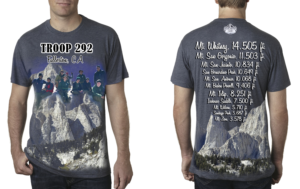 Boy Scout Mount Whitney Hike T Shirt