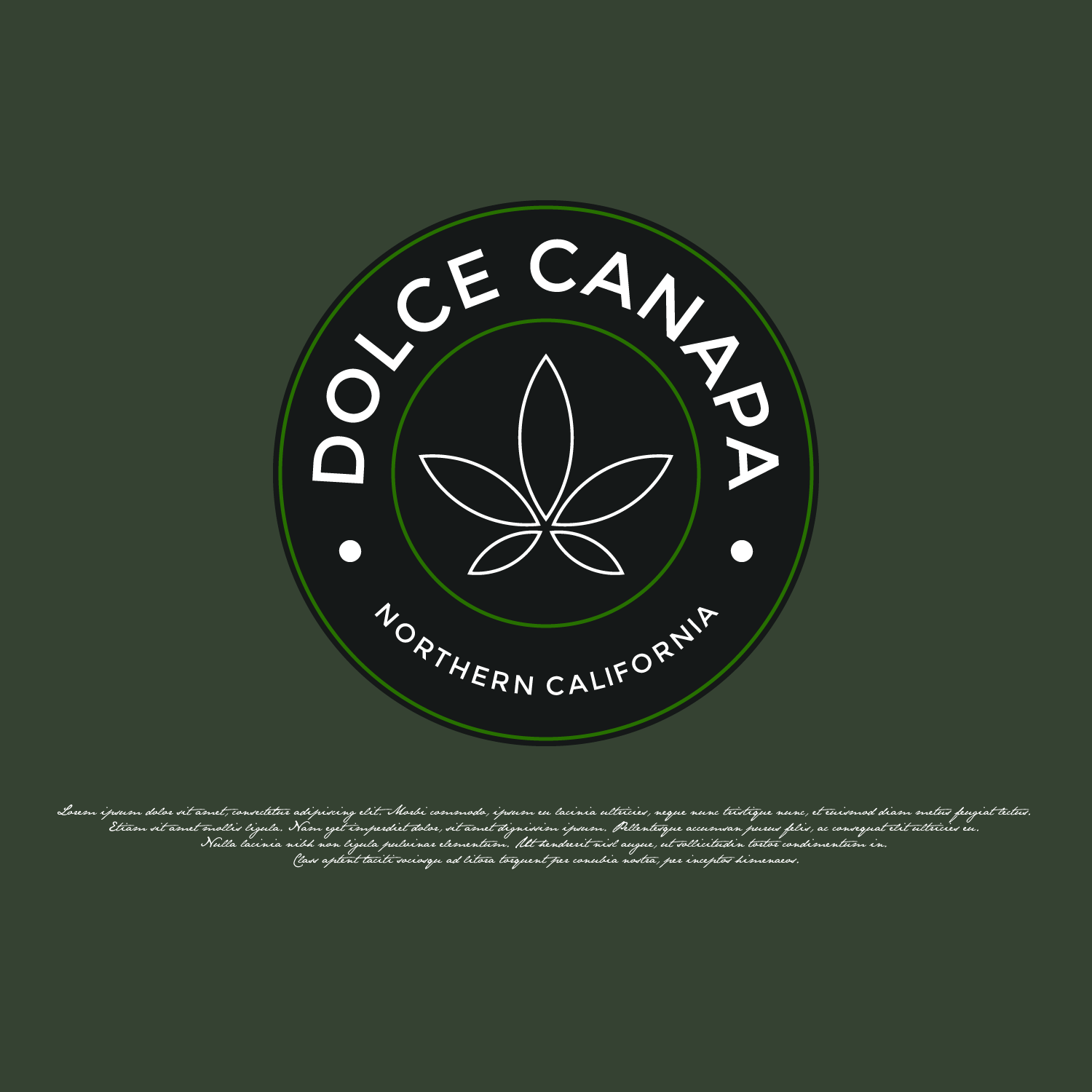 Logo Design by LaLinea for Dolce Canapa Farms | Design #19515978