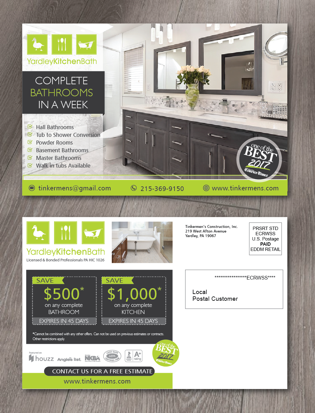 Postcard Design by alex989 for this project | Design #19479376