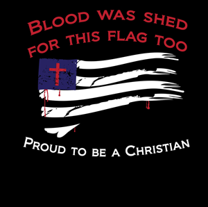 Christian Flag tshirt