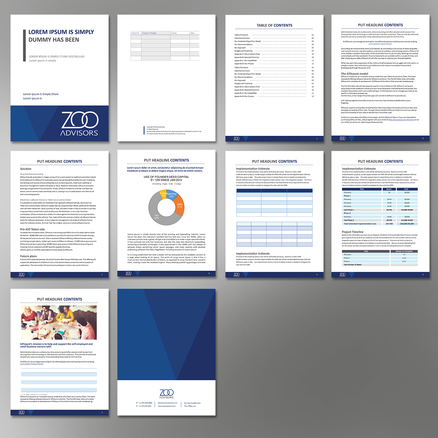 Stationery Design by kousik for Zoo Advisors | Design #19606855