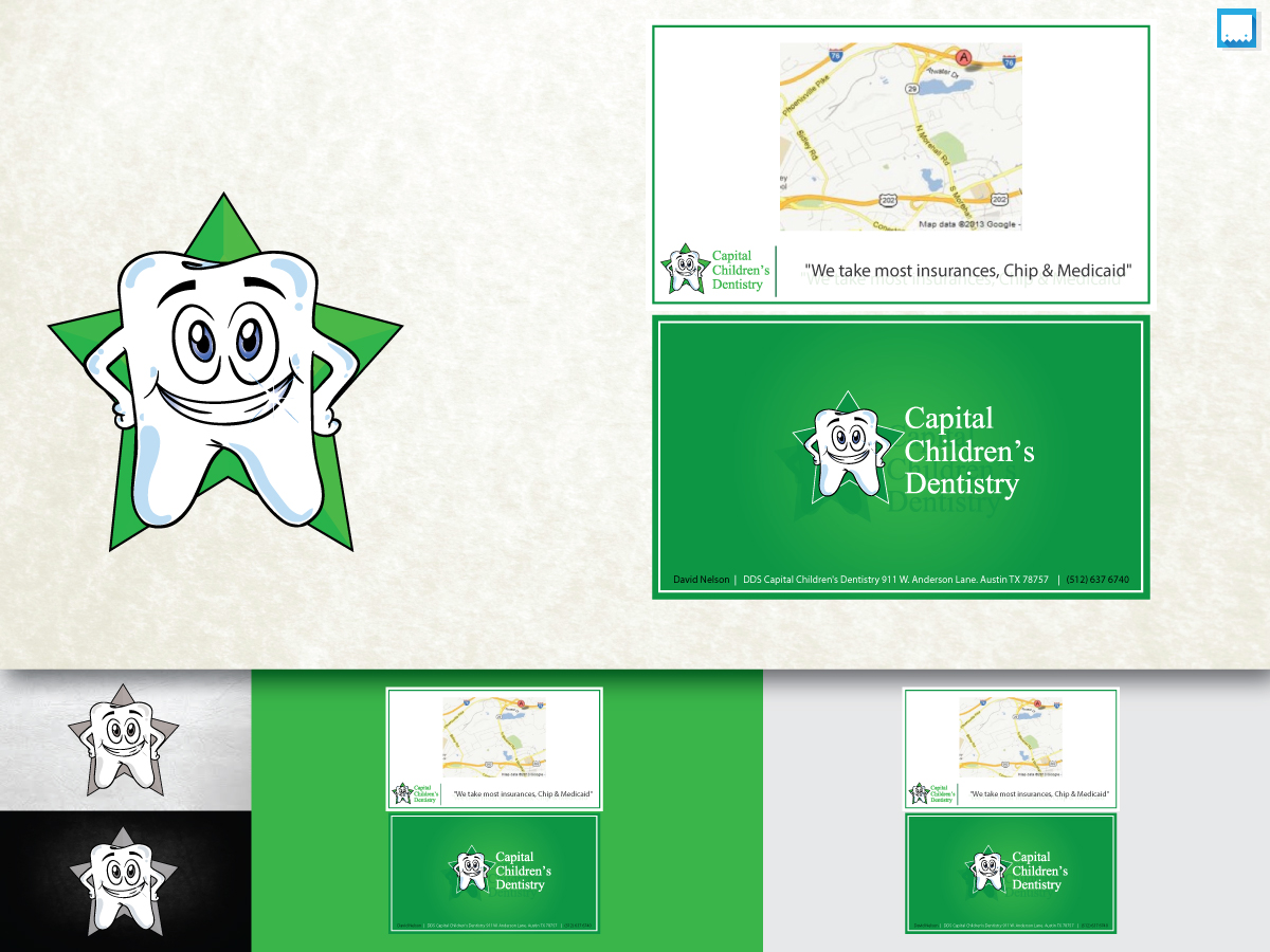 Business Card Design by ARTMD for Capital Childrens Dentistry | Design #2884551