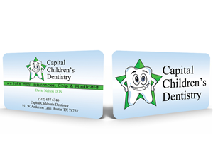 Business Card Design by Hardcore Design for Capital Childrens Dentistry | Design: #2888712