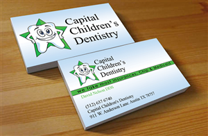 Business Card Design by Hardcore Design for Capital Childrens Dentistry | Design: #2888716