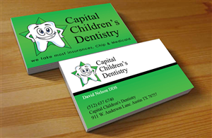 Business Card Design by Hardcore Design for Capital Childrens Dentistry | Design #2888719