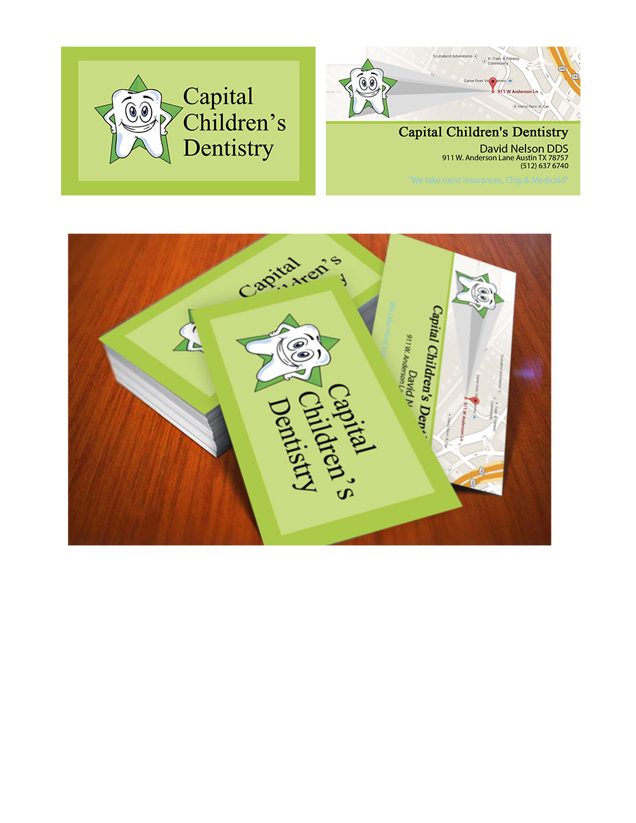 Business Card Design by jmesrine for Capital Childrens Dentistry | Design #2886521