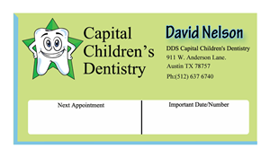 Business Card Design by NooB Designs for Capital Childrens Dentistry | Design: #2886294