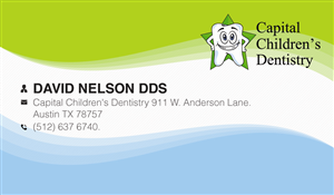 Business Card Design by donaldsamson for Capital Childrens Dentistry | Design #2885072