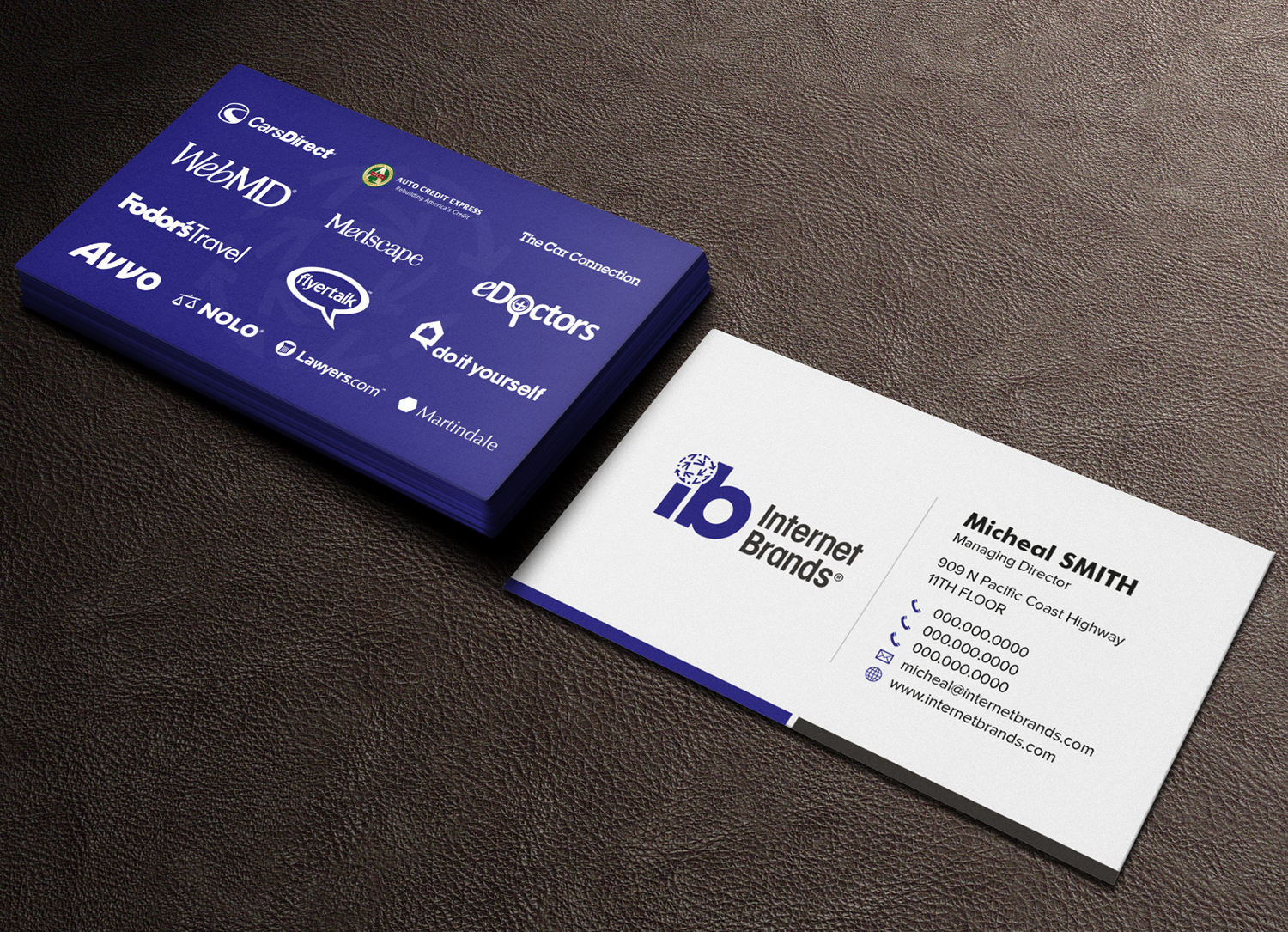 Business Card Design by Tilt for Internet Brands | Design #19469043