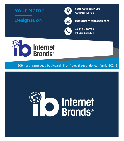 Business Card Design by hvdesigns for Internet Brands | Design #19484481
