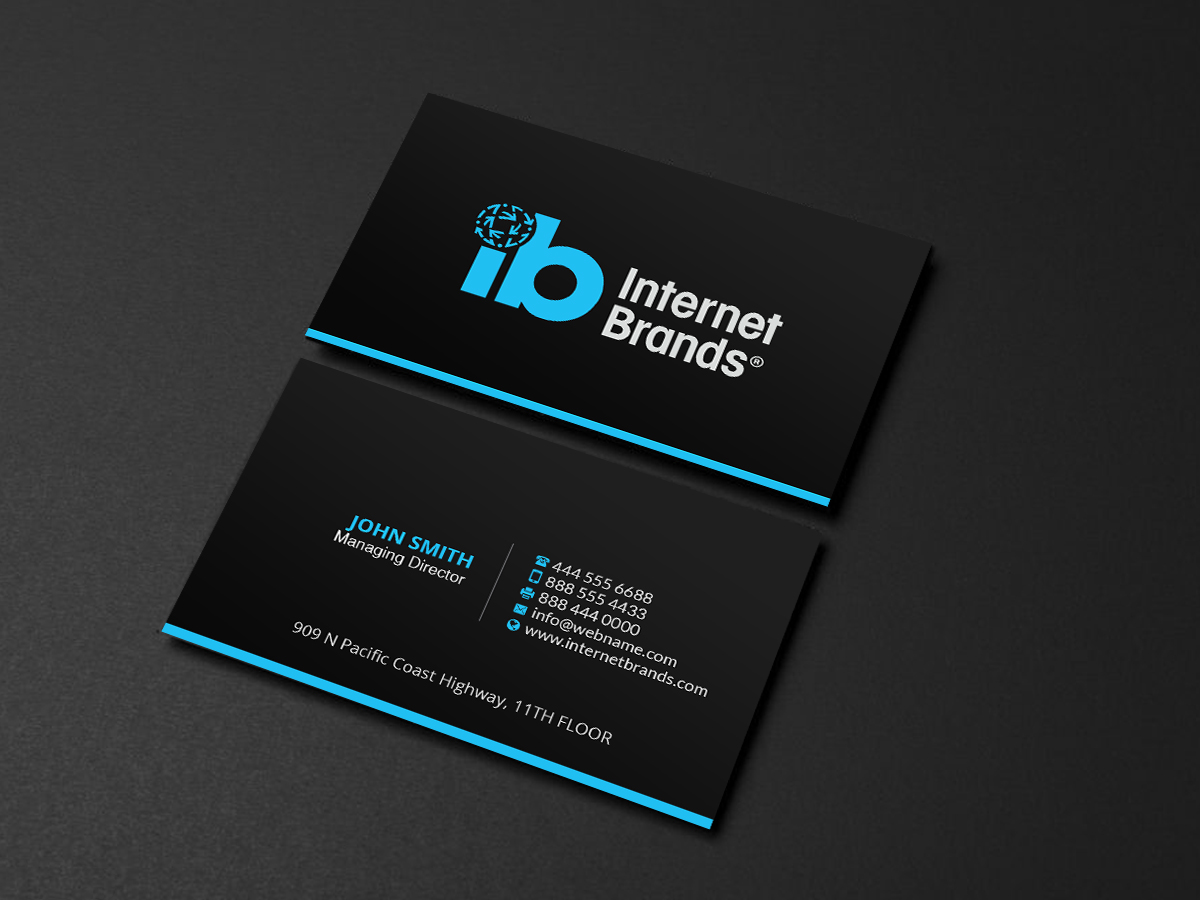 Diseño de Tarjeta de Presentación por Creations Box 2015 para Internet Brands | Diseño #19470475