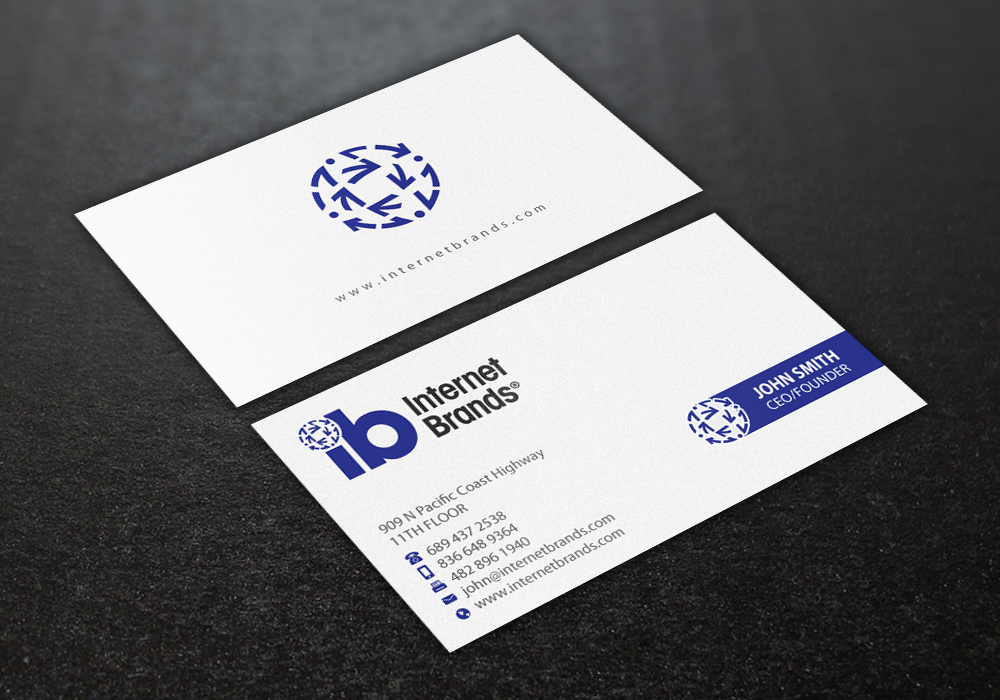 Business Card Design by Brand aid for Internet Brands | Design #19476914