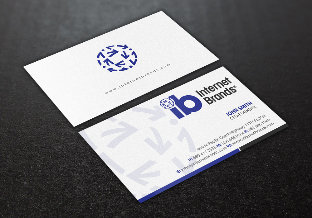 Business Card Design by Brand aid for Internet Brands | Design #19476928