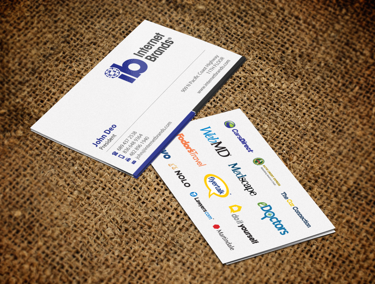 Business Card Design by Brand aid for Internet Brands | Design #19494544