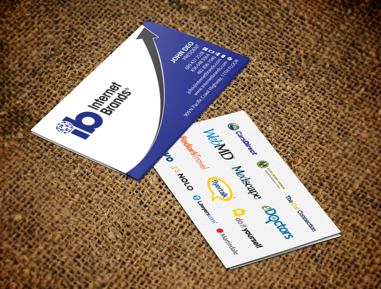 Business Card Design by Brand aid for Internet Brands | Design #19494549