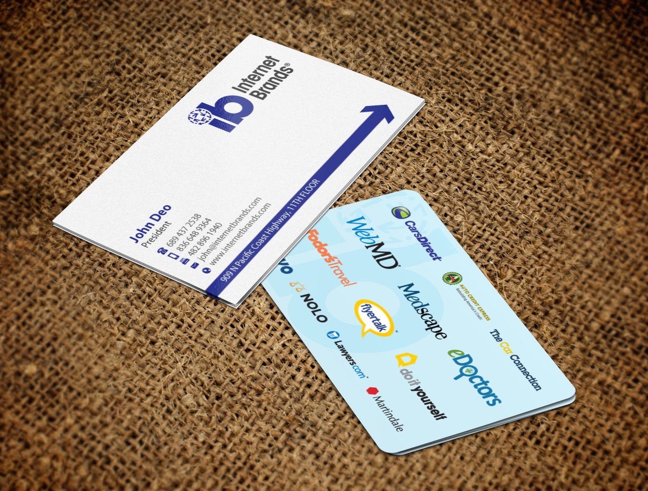 Business Card Design by Brand aid for Internet Brands | Design #19494550