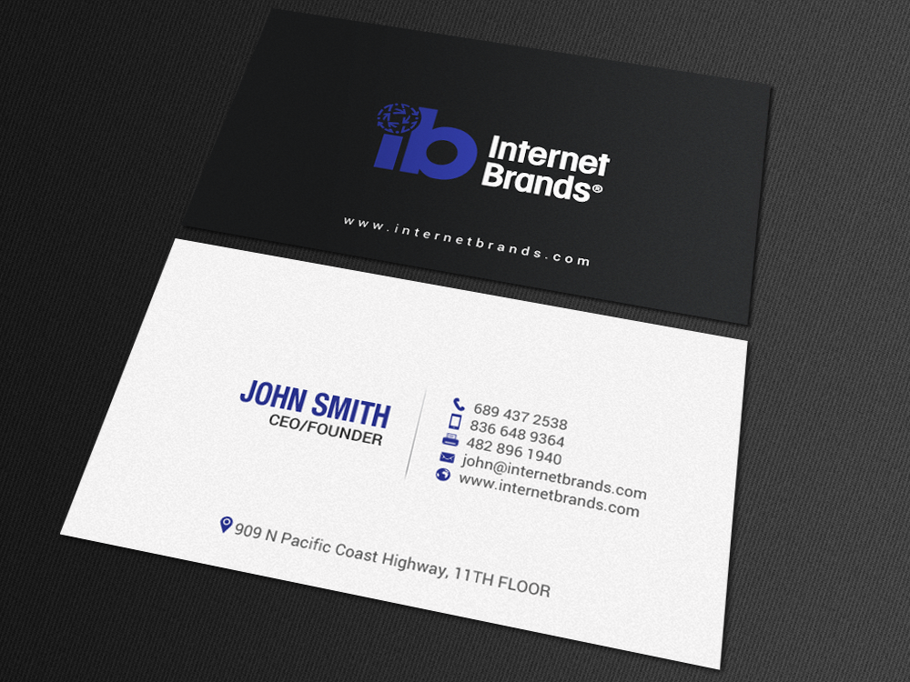 Business Card Design by chandrayaan.creative for Internet Brands | Design #19472691