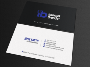 Business Card Design by chandrayaan.creative for Internet Brands | Design: #19472691