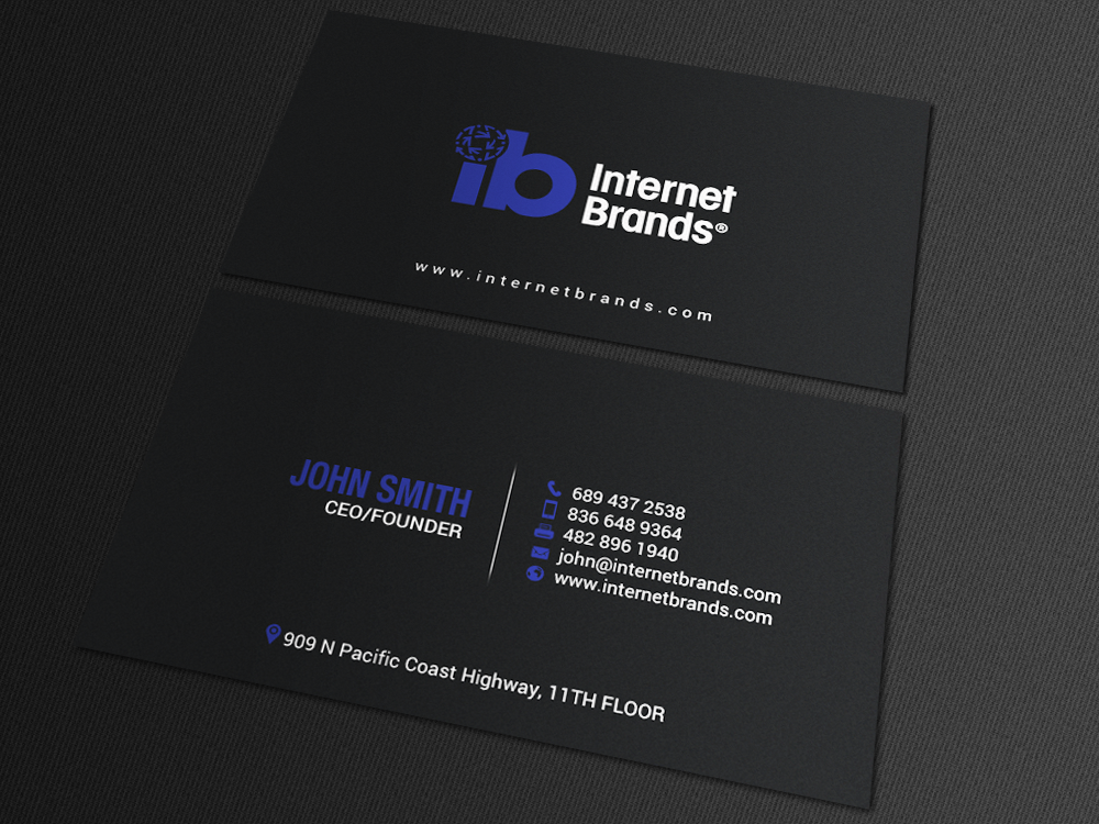 Business Card Design by chandrayaan.creative for Internet Brands | Design #19472692