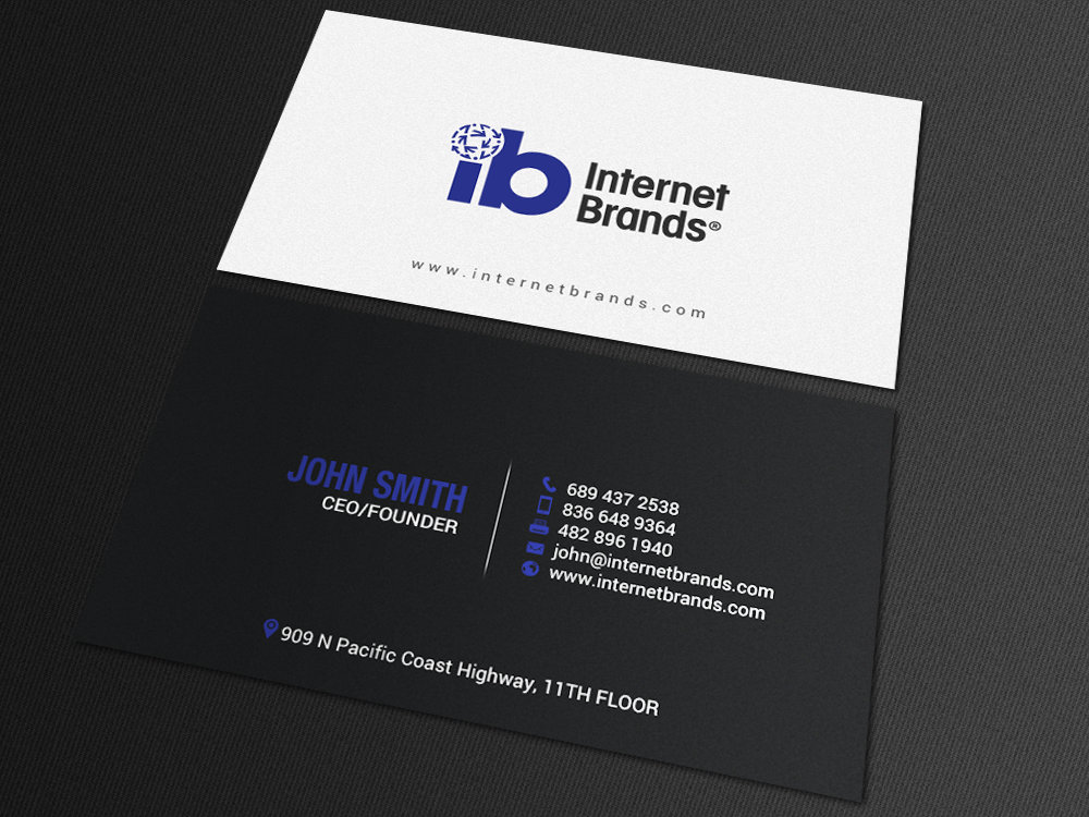 Business Card Design by chandrayaan.creative for Internet Brands | Design #19472695
