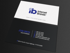 Business Card Design by chandrayaan.creative for Internet Brands | Design: #19472695