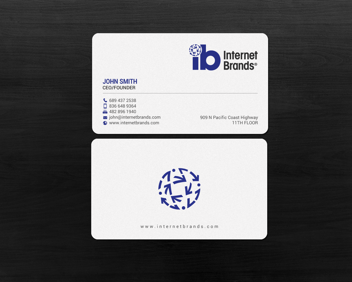 Business Card Design by chandrayaan.creative for Internet Brands | Design #19472701