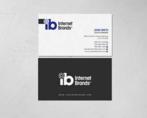 Diseño de Tarjeta de Presentación por chandrayaan.creative para Internet Brands | Diseño #19474227