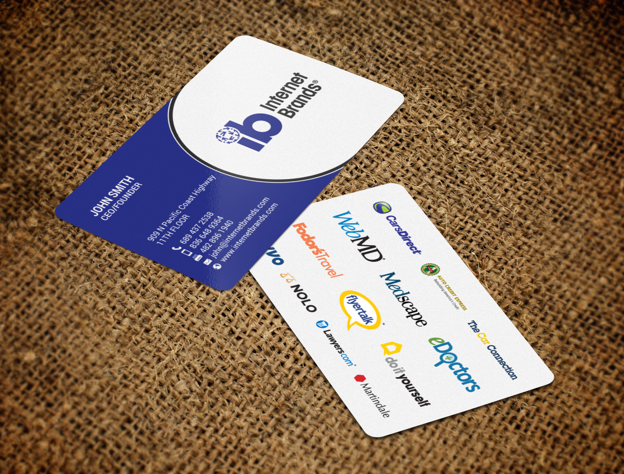 Business Card Design by chandrayaan.creative for Internet Brands | Design #19474252