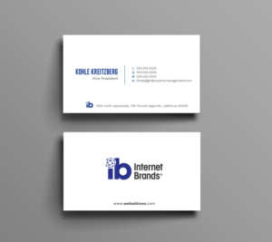 Business Card Design by Graphic Flame for Internet Brands | Design: #19487389