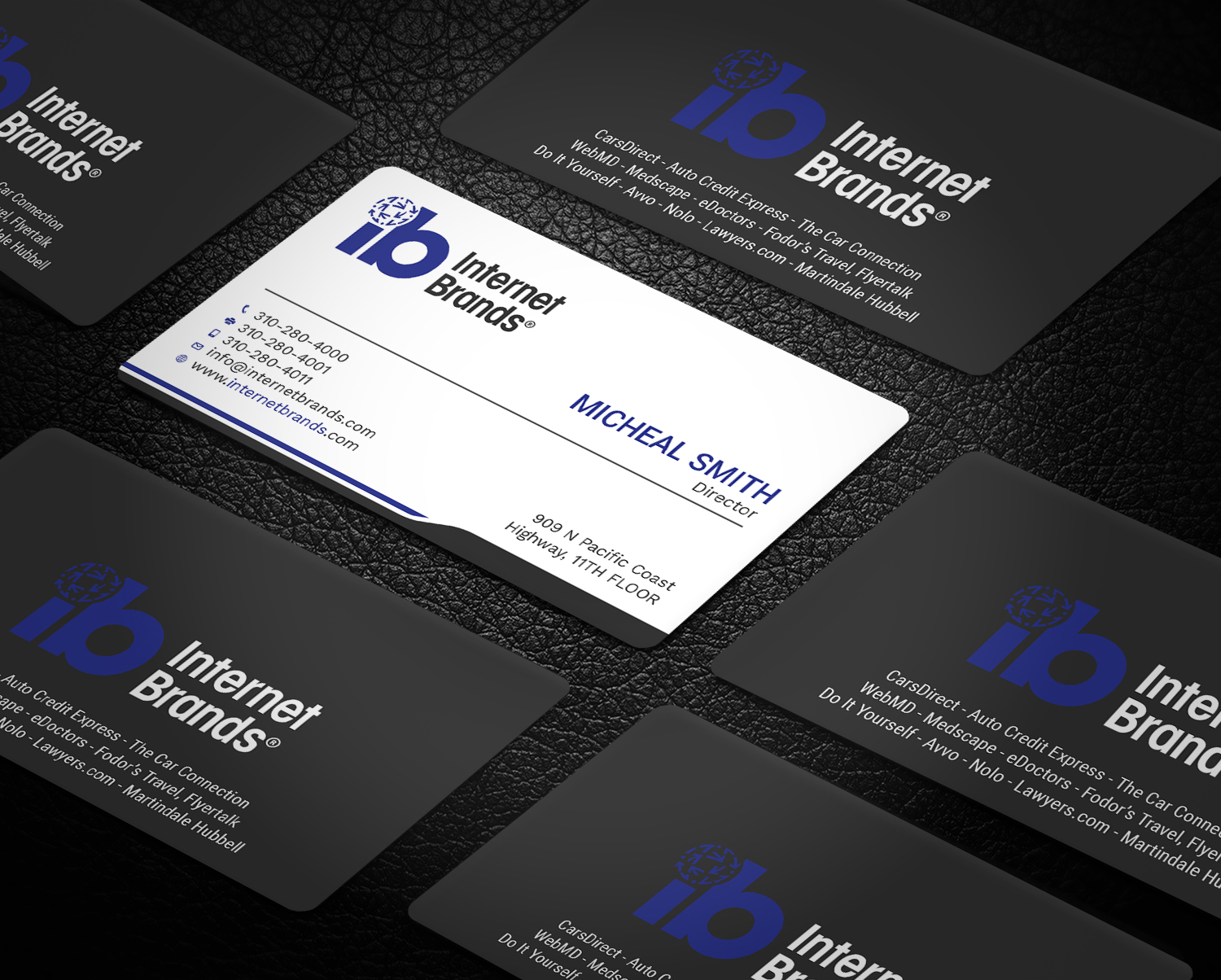Business Card Design by Tripti Ranjan Gain for Internet Brands | Design #19464283