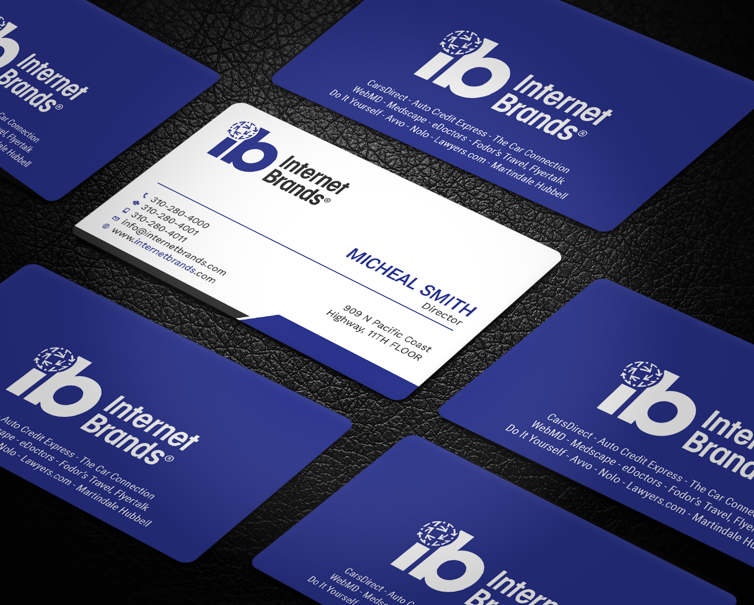 Business Card Design by Tripti Ranjan Gain for Internet Brands | Design #19464285
