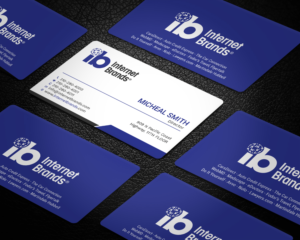 Business Card Design by Tripti Ranjan Gain for Internet Brands | Design: #19464285