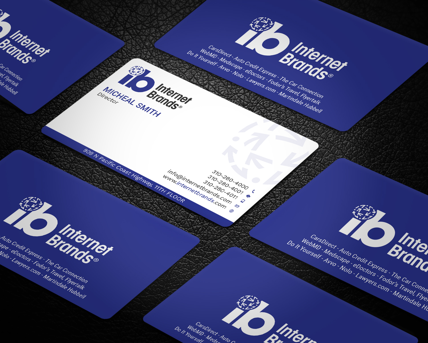 Business Card Design by Tripti Ranjan Gain for Internet Brands | Design #19464287