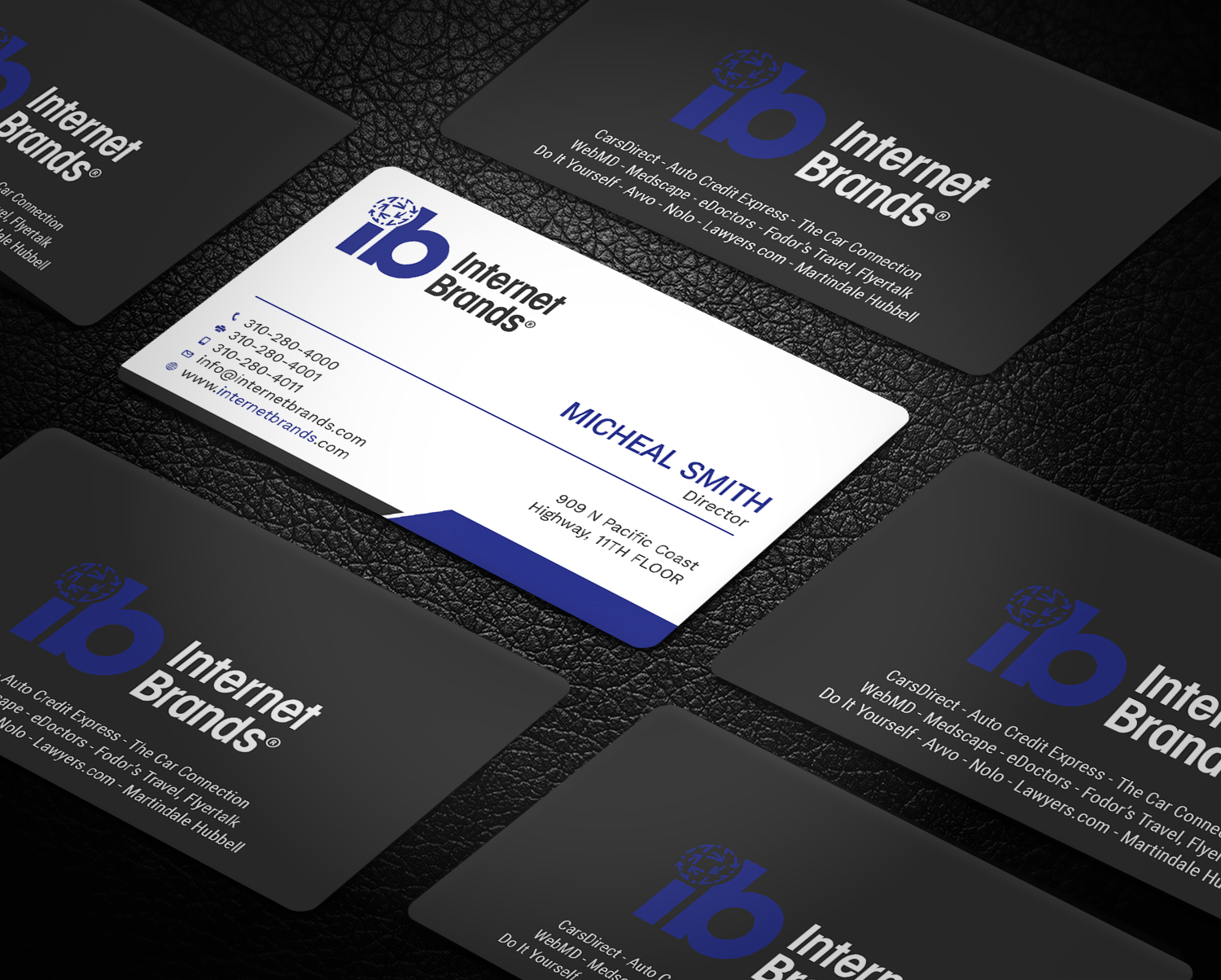 Business Card Design by Tripti Ranjan Gain for Internet Brands | Design #19464289