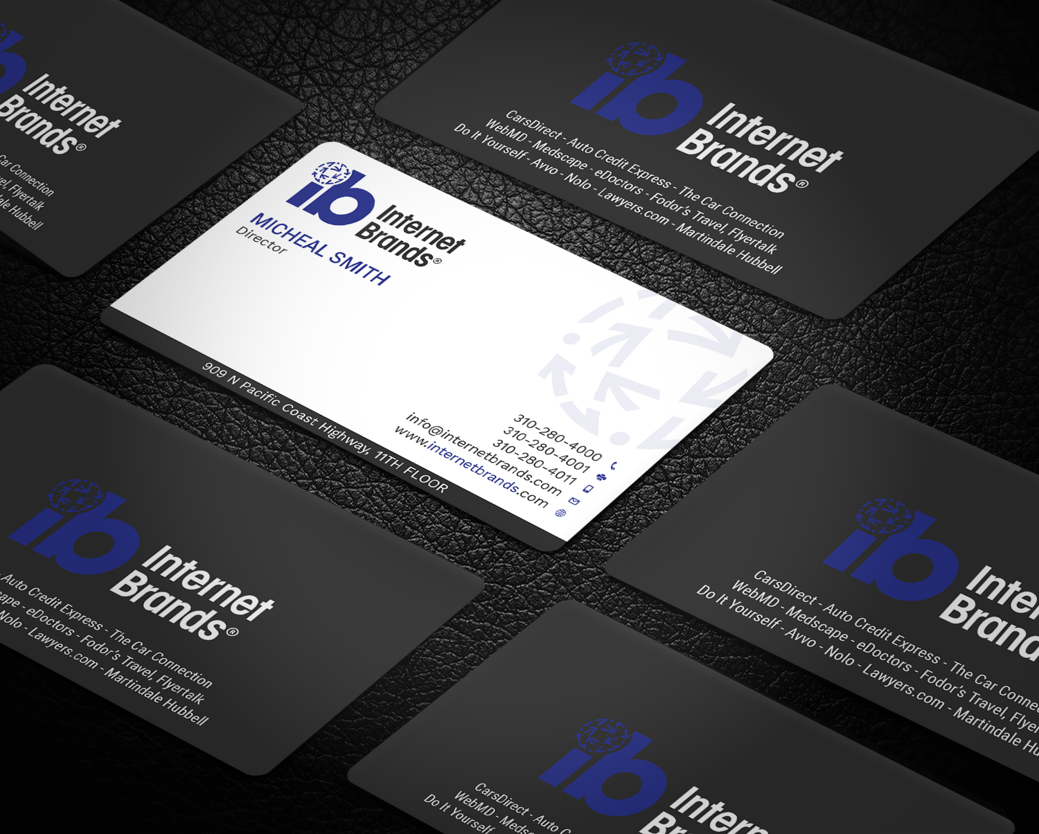 Business Card Design by Tripti Ranjan Gain for Internet Brands | Design #19464301