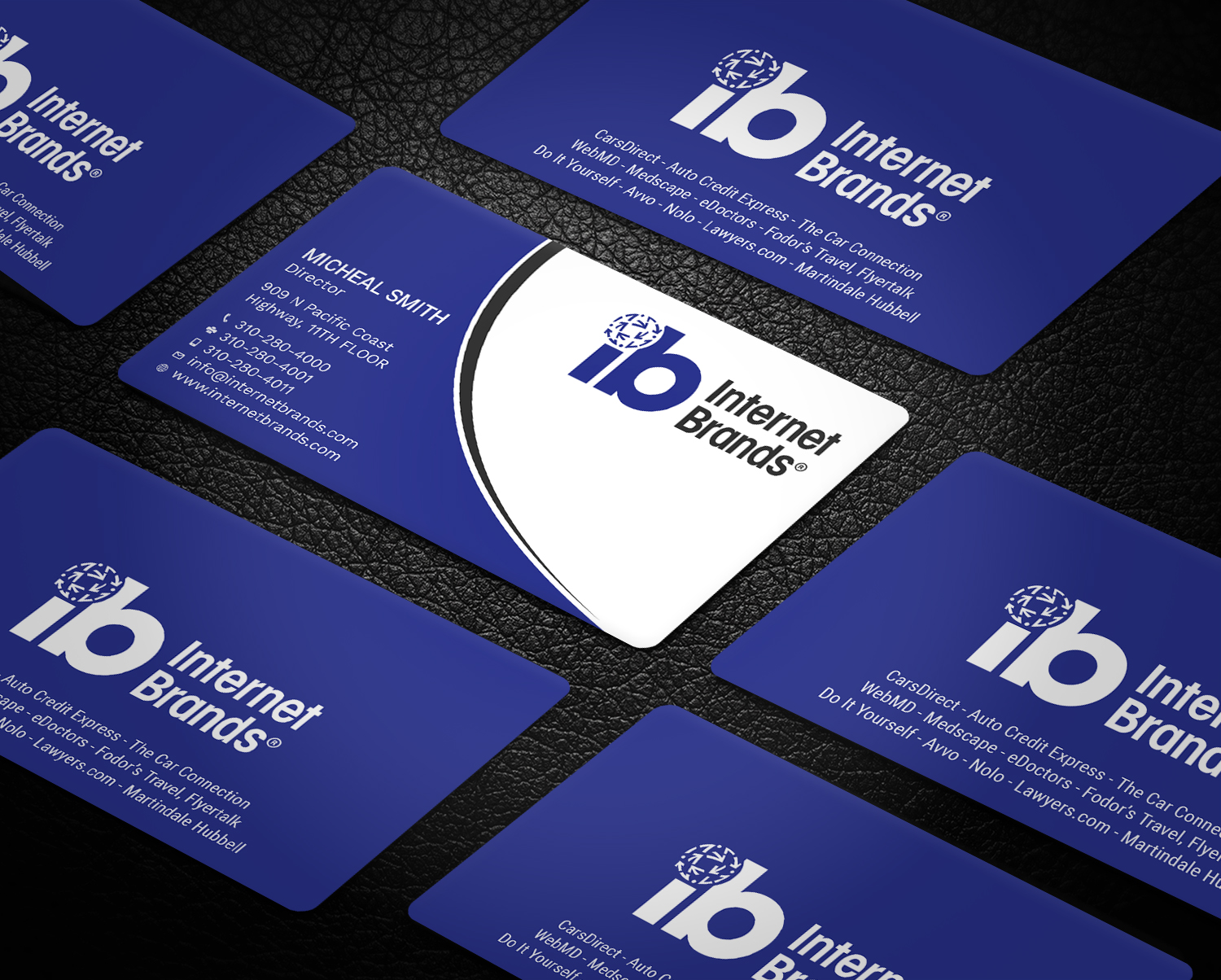 Business Card Design by Tripti Ranjan Gain for Internet Brands | Design #19464305