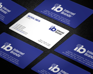 Business Card Design by Tripti Ranjan Gain for Internet Brands | Design: #19464307