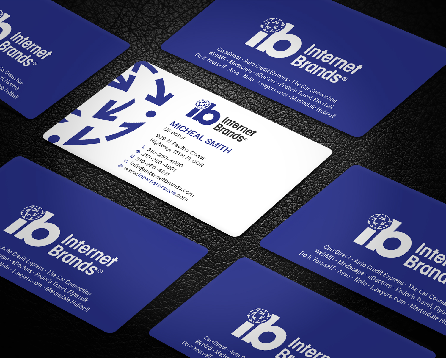 Business Card Design by Tripti Ranjan Gain for Internet Brands | Design #19464308