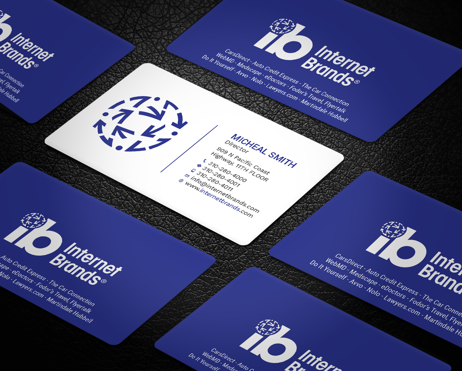 Business Card Design by Tripti Ranjan Gain for Internet Brands | Design #19464310