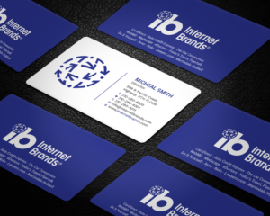 Business Card Design by Tripti Ranjan Gain for Internet Brands | Design: #19464310