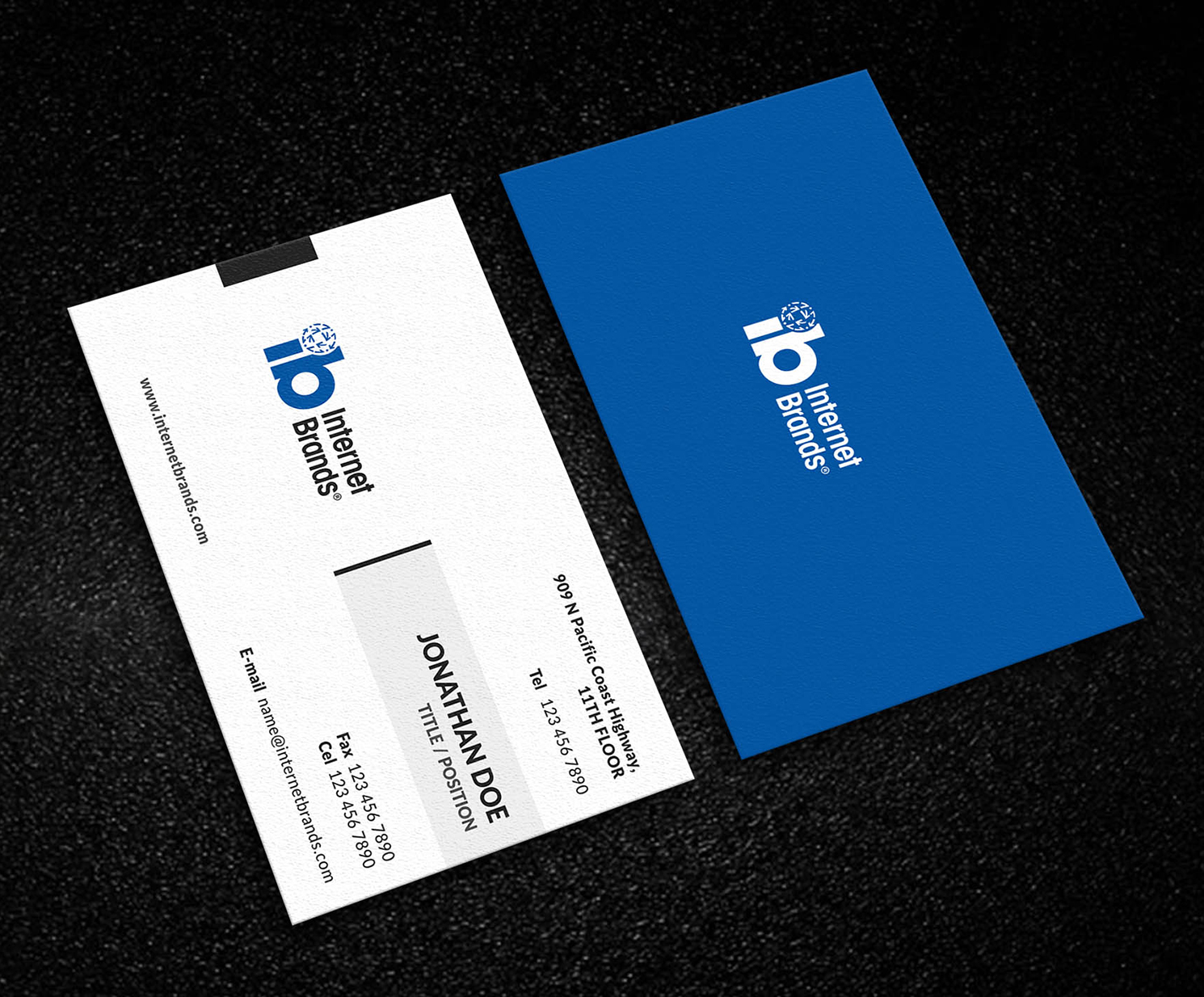 Diseño de Tarjeta de Presentación por Zeph Design para Internet Brands | Diseño #19480843