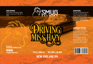 Label Design by Sergio Coelho for Smug Brewing Company | Design: #19503752